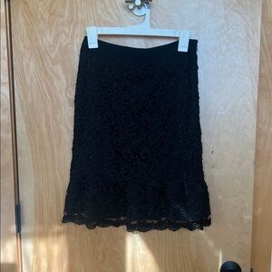 White House Black Market Black Skirt